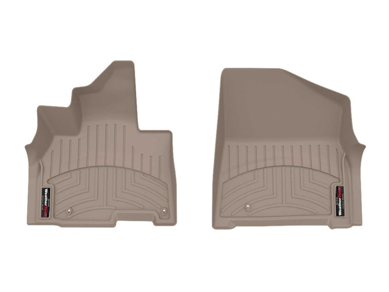 WeatherTech DigitalFit Front FloorLiner for Kia Carnival Hybrid – Tan, Part #4519111