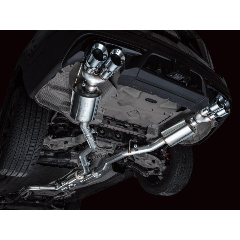 AWE Tuning 2020+ Ford Explorer ST Touring Edition Exhaust w/ Chrome Silver Tips-SR1 Performance