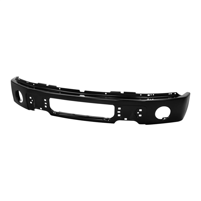 Spyder Ford F150 09-14 w/Fog Light Hole Front Bumper - Black (OEM # 9L3Z17757DPTM)-SR1 Performance