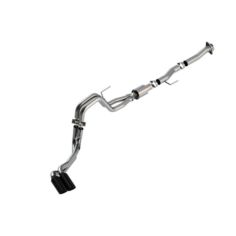 Borla F-150 2021 5.0L 2dr RC SB (122.8 WB) XL/XLT 3/2.25 DSE Cat-Back ATAK Black Chrome Tips-SR1 Performance