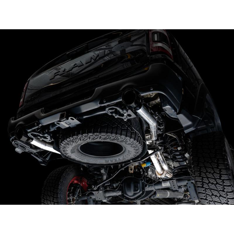 AWE Tuning 2021 RAM 1500 TRX 0FG Cat-Back Exhaust - Diamond Black Tips-SR1 Performance