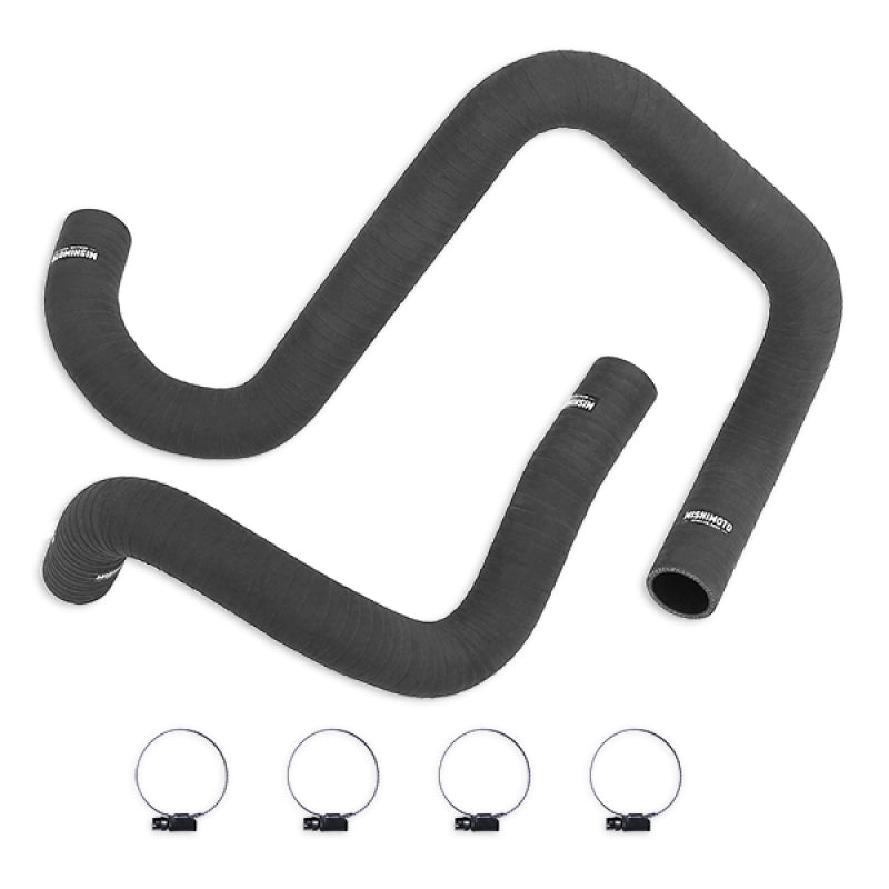 Mishimoto 2012+ Jeep Wrangler 6cyl Matte Black Silicone Hose Kit-SR1 Performance