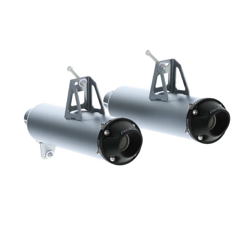 MBRP 15-16 Can-Am Maverick 1000 Turbo Dual / 13-16 Can-Am Maverick 1000 Dual Slip-On Mufflers-SR1 Performance