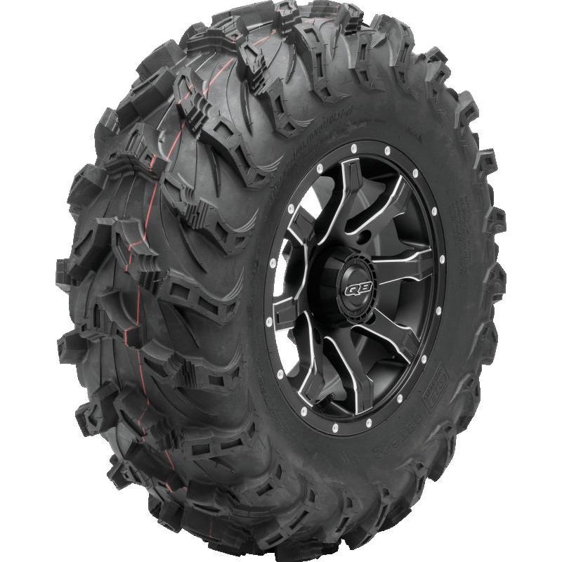 QuadBoss QBT672 Radial Mud Tire - 26x12R12 8Ply-SR1 Performance