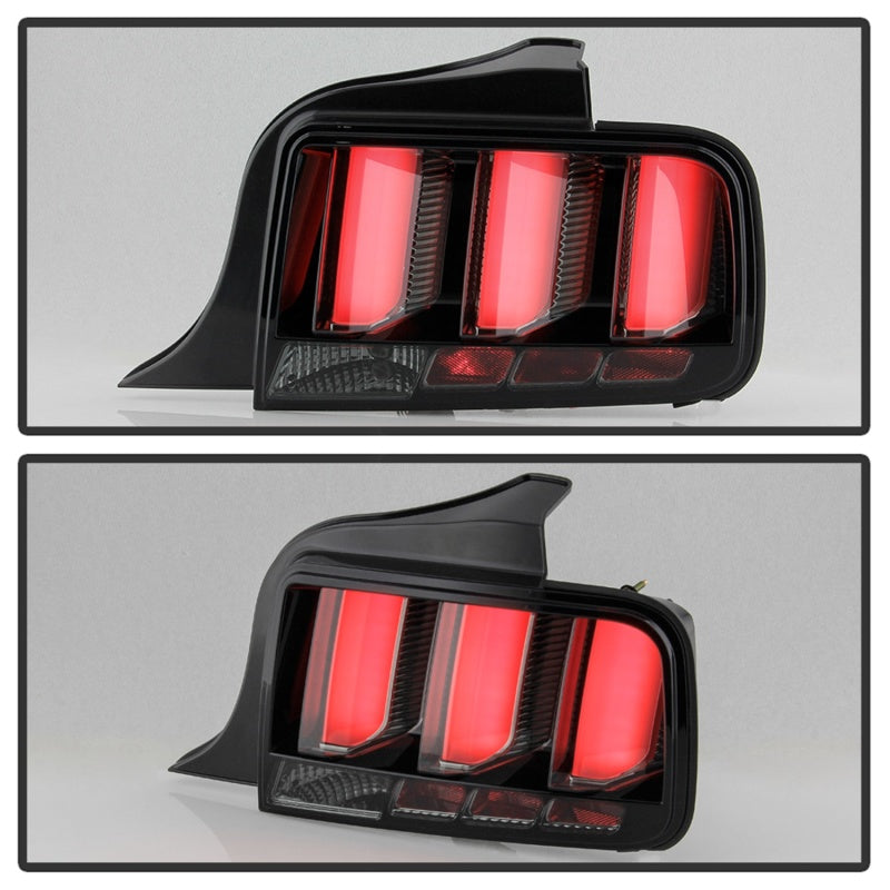 Spyder 05-09 Ford Mustang (White Light Bar) LED Tail Lights - Smoke ALT-YD-FM05V3-LED-SM-SR1 Performance