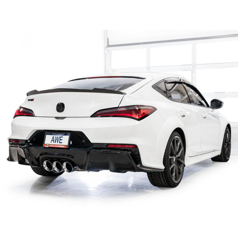 AWE Tuning 2024 Acura Integra Type S DE5 FWD Touring Edition Exhaust w/ Triple Chrome Silver Tips-SR1 Performance