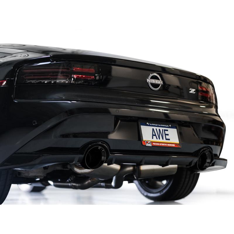 AWE 2023 Nissan Z RZ34 RWD Touring Edition Catback Exhaust System w/ Diamond Black Tips-SR1 Performance