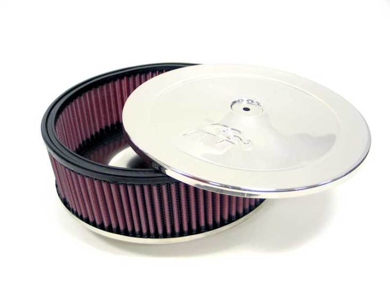 K&N Marine 8in ID x 9in OD x 2.75in H Round Straight Flame Arrestor-SR1 Performance