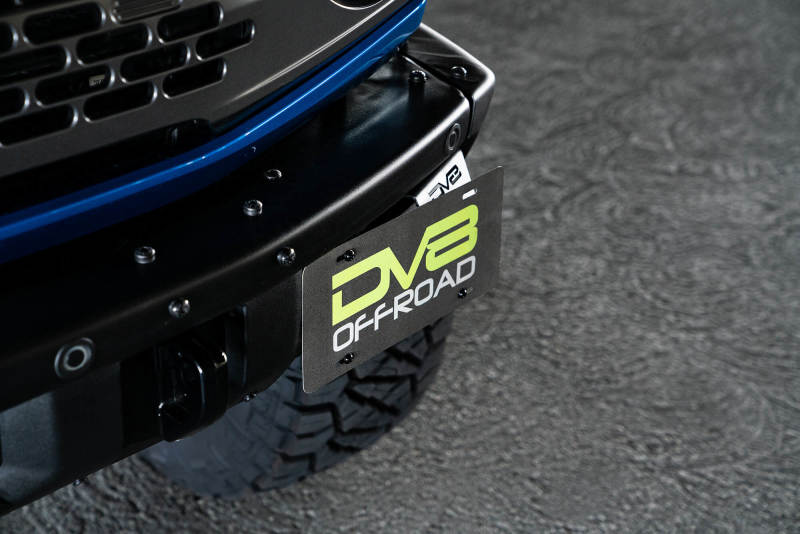 DV8 Offroad Ford Bronco Side Front License Plate Relocation Bracket - Part LPBR-02