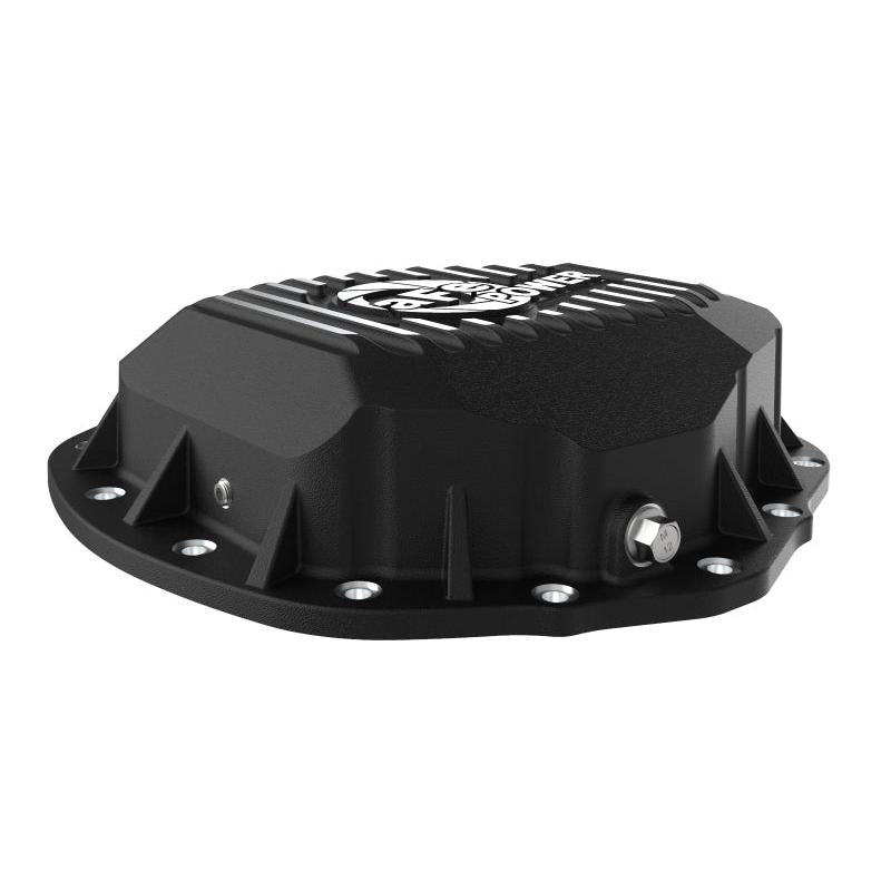 aFe 2020 Chevrolet Silverado 2500 HD Rear Differential Cover Black ; Pro Series w/ Machined Fins-SR1 Performance