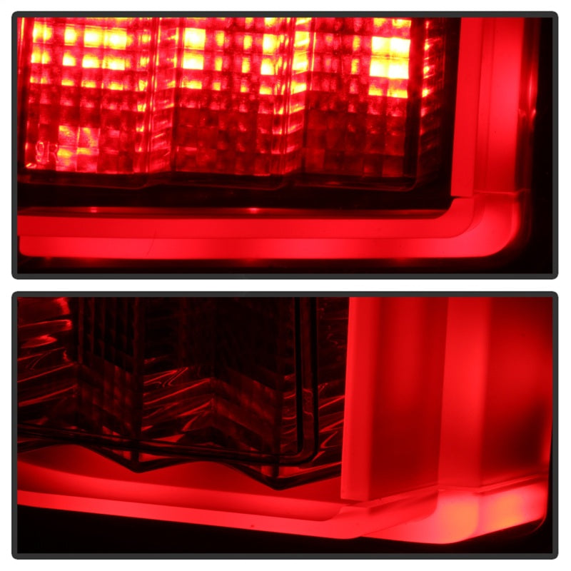 Spyder Ford F150 2015-2017 Light Bar LED Tail Lights - Black Smoke ALT-YD-FF15015-LBLED-BSM-SR1 Performance