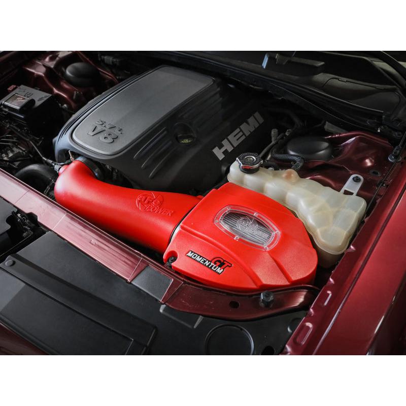 aFe Momentum GT Pro Dry S Stage-2 Intake System 11-15 Dodge Challenger / Charger R/T 5.7L HEMI - Red-SR1 Performance