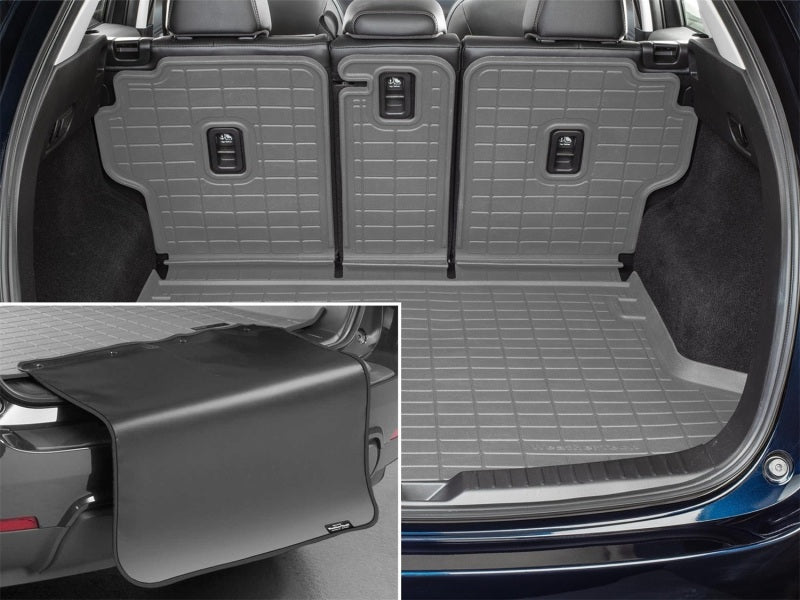 WeatherTech SeatBack Cargo Liner HP with Bumper Protector for Mazda CX-5 (2017-2019) - Gray