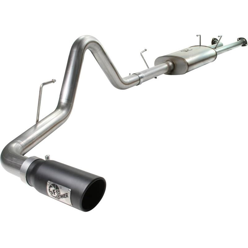 aFe MACHForce XP Exhaust Cat-Back SS-409 07-09 Toyota Tundra V8-5.7L w/ Black Tip-SR1 Performance