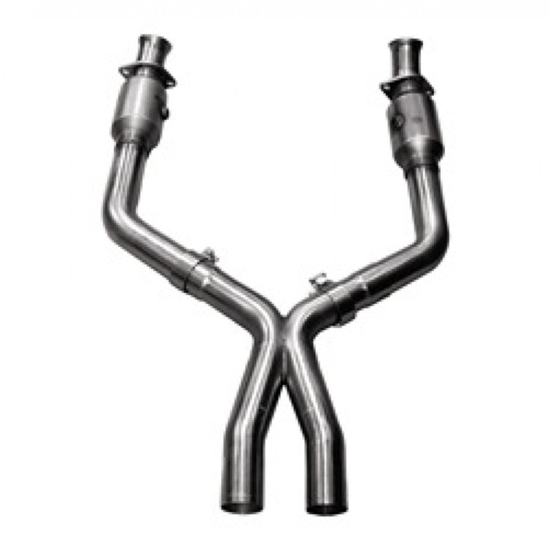 Kooks 05-10 Ford Mustang GT 4.6L 3V Auto/Manual 2 1/2in x 2 1/2in OEM Cat X Pipe Kooks HDR Req-SR1 Performance