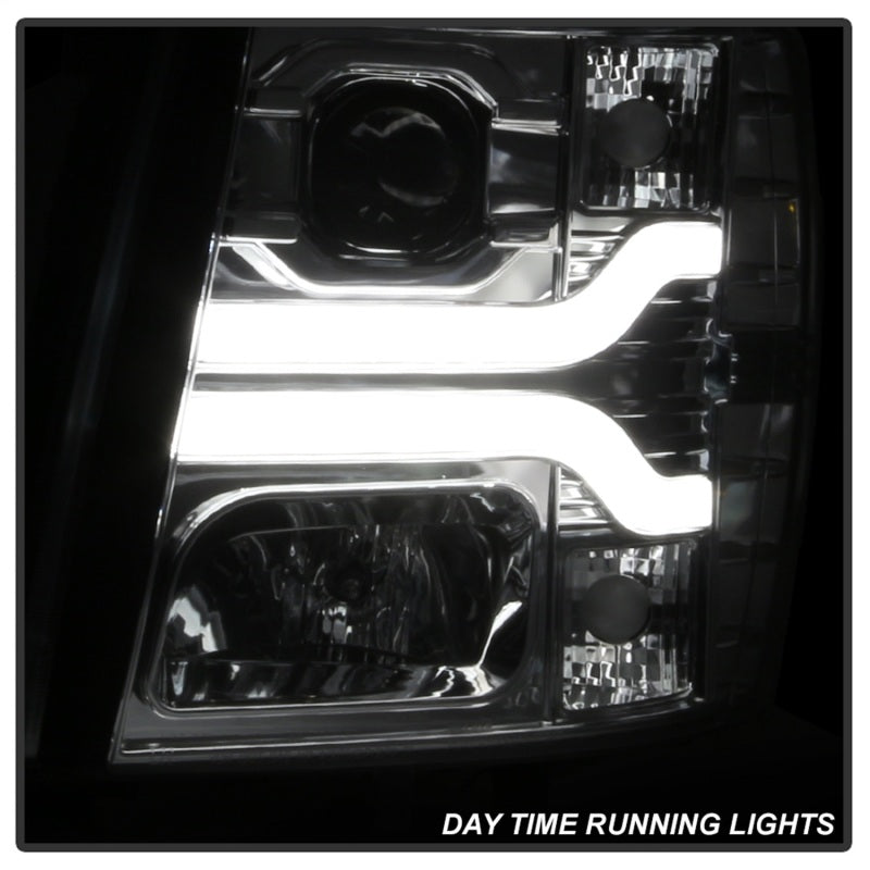 Spyder Chevy Silverado 1500 07-13 Version 3 Projector Headlights - Chrome PRO-YD-CS07V3-LBDRL-C-SR1 Performance