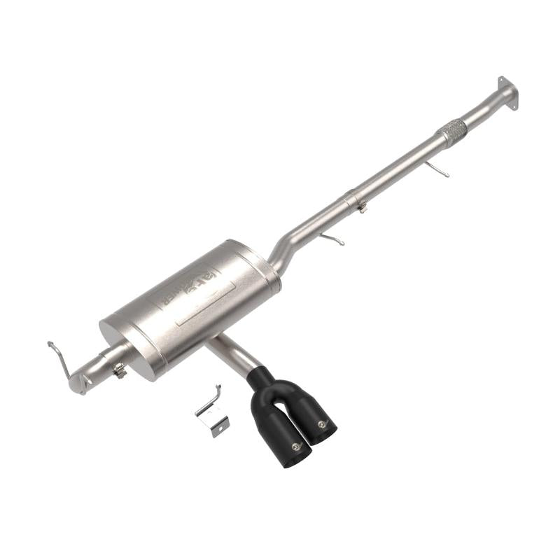 AFE 23-24 L4 GM Colorado/Canyon Rebel Series 3 IN 304 Stainless Steel Cat-Back System w/Black Tip-SR1 Performance