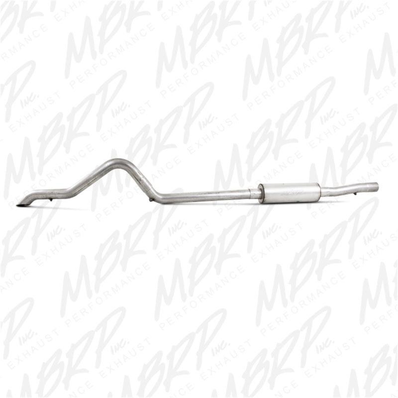 MBRP 2007-2009 Jeep Wrangler (JK) 3.8L V6 4 dr Off-Road Tail Pipe Muffler before Axle-SR1 Performance