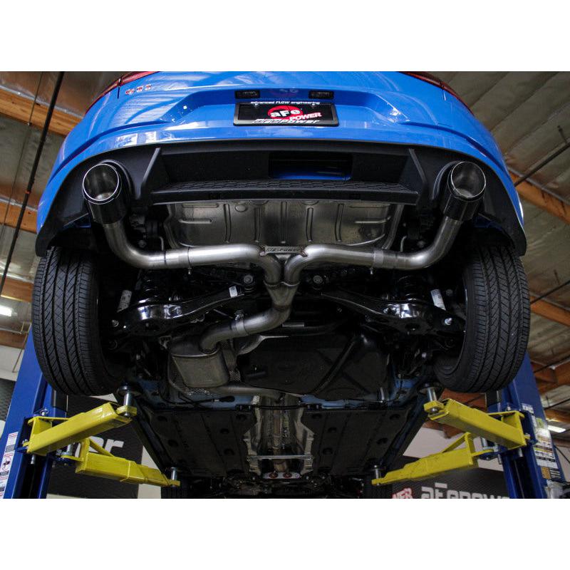 aFe MACHForce XP 3in-2.5in SS Exhaust Cat-Back 18-19 Volkswagen GTI (MK7.5) L4-2.0L (t) - Black-SR1 Performance