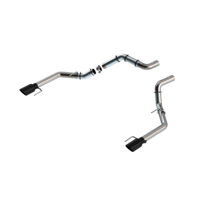 Borla 21-23 Ford Raptor 3in Tail Pipe Kit 4.5in Tip - Black Chrome-SR1 Performance