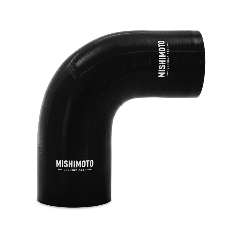 Mishimoto Silicone Reducer Coupler 90 Degree 2.75 Inch to 3 Inch - Black