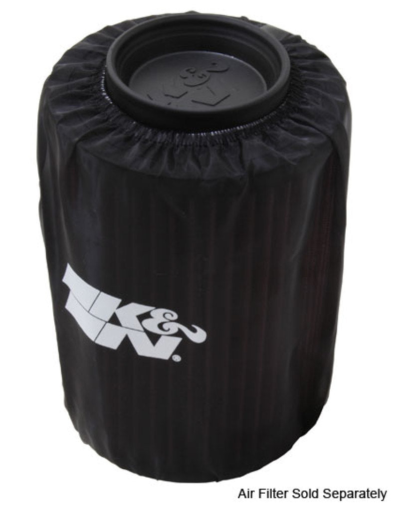 K&N Air Filter Wrap Drycharger - Round Straight - Black for Polaris Ranger-SR1 Performance