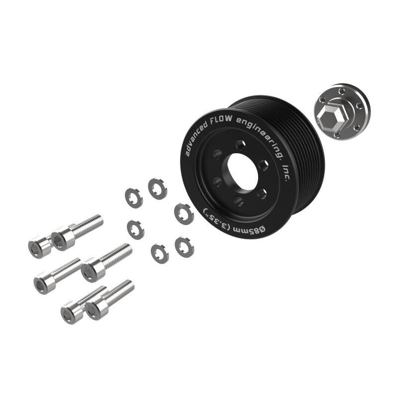 aFe 15-23 Dodge Challenger / 15-23 Dodge Charger SRT Hellcat 3.35in Supercharger Power Pulley Kit-SR1 Performance