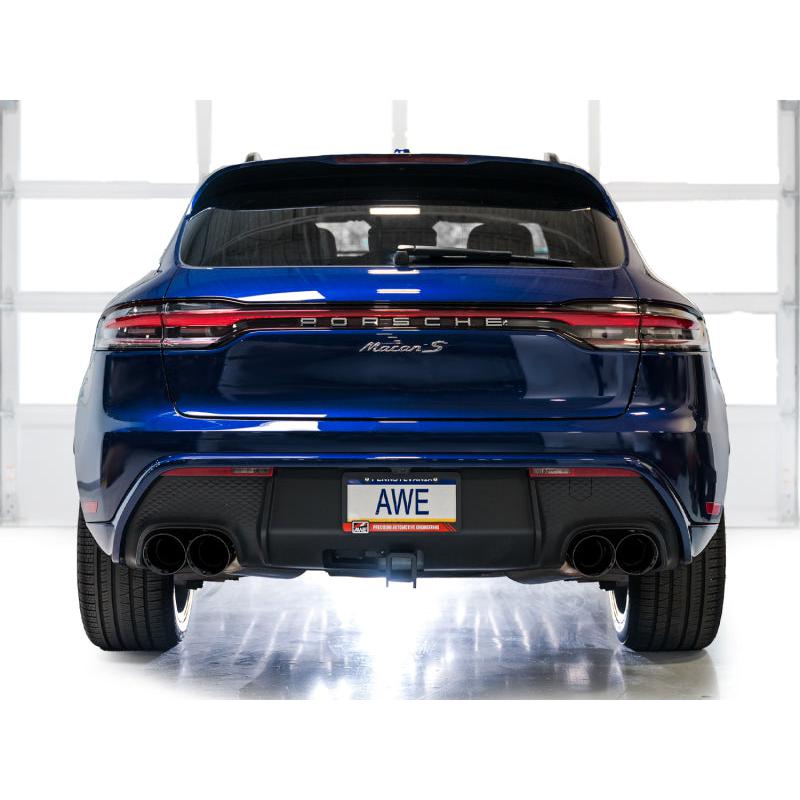 AWE Tuning 2022+ Porsche Macan 2.9TT Touring Edition Catback Exhaust w/ Diamond Black Tips-SR1 Performance