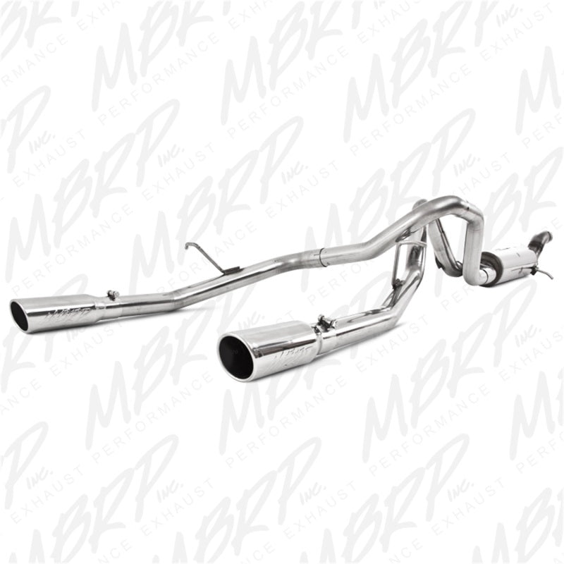 MBRP 09-11 Chev/GMC Colorado/Canyon 5.3L V8 EC/CC-SB Cat Back Dual Split Rear Exit T409-SR1 Performance