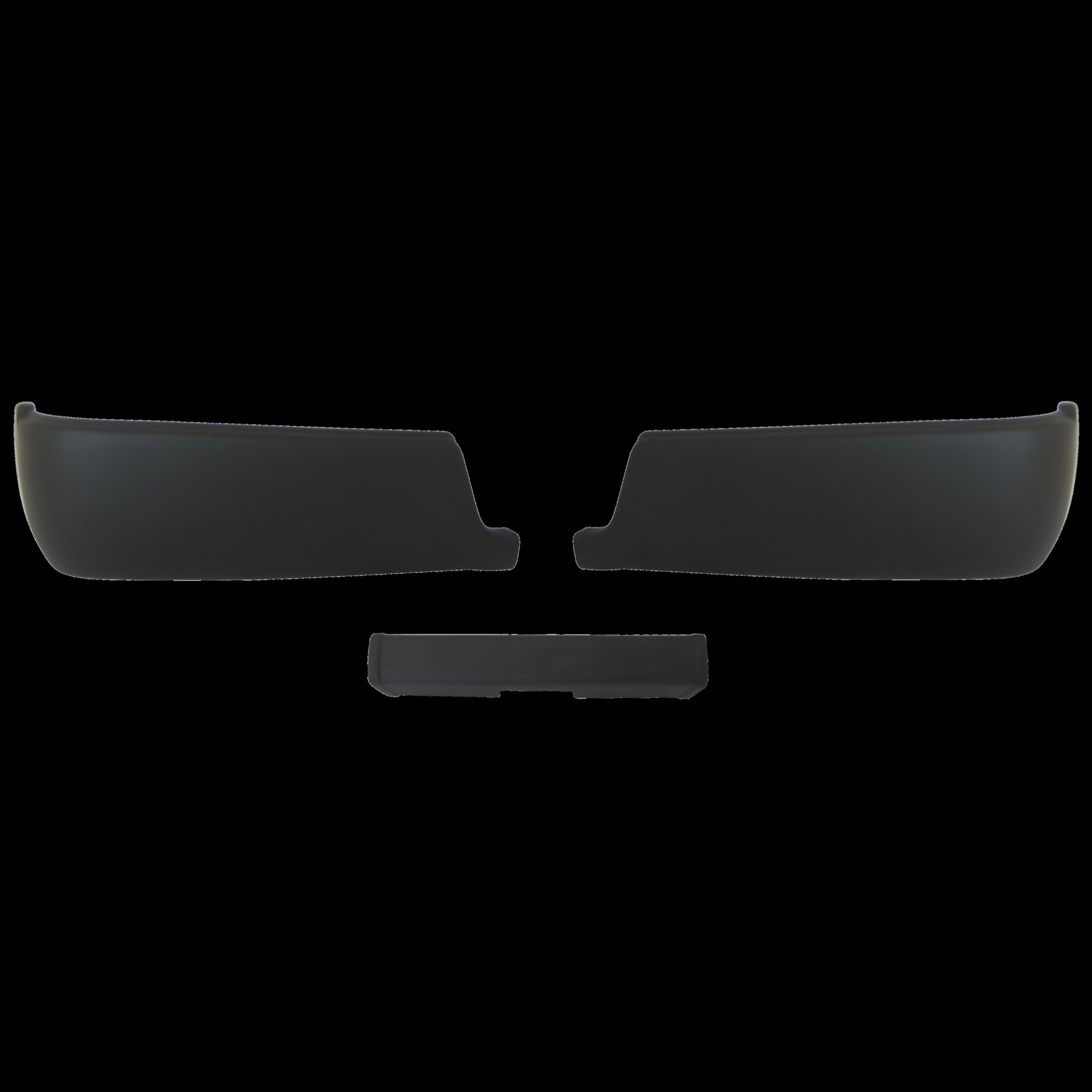 2009-2018 Ram - Rear BUMPERSHELLZ™ - Chrome Delete Truck Bumper Caps