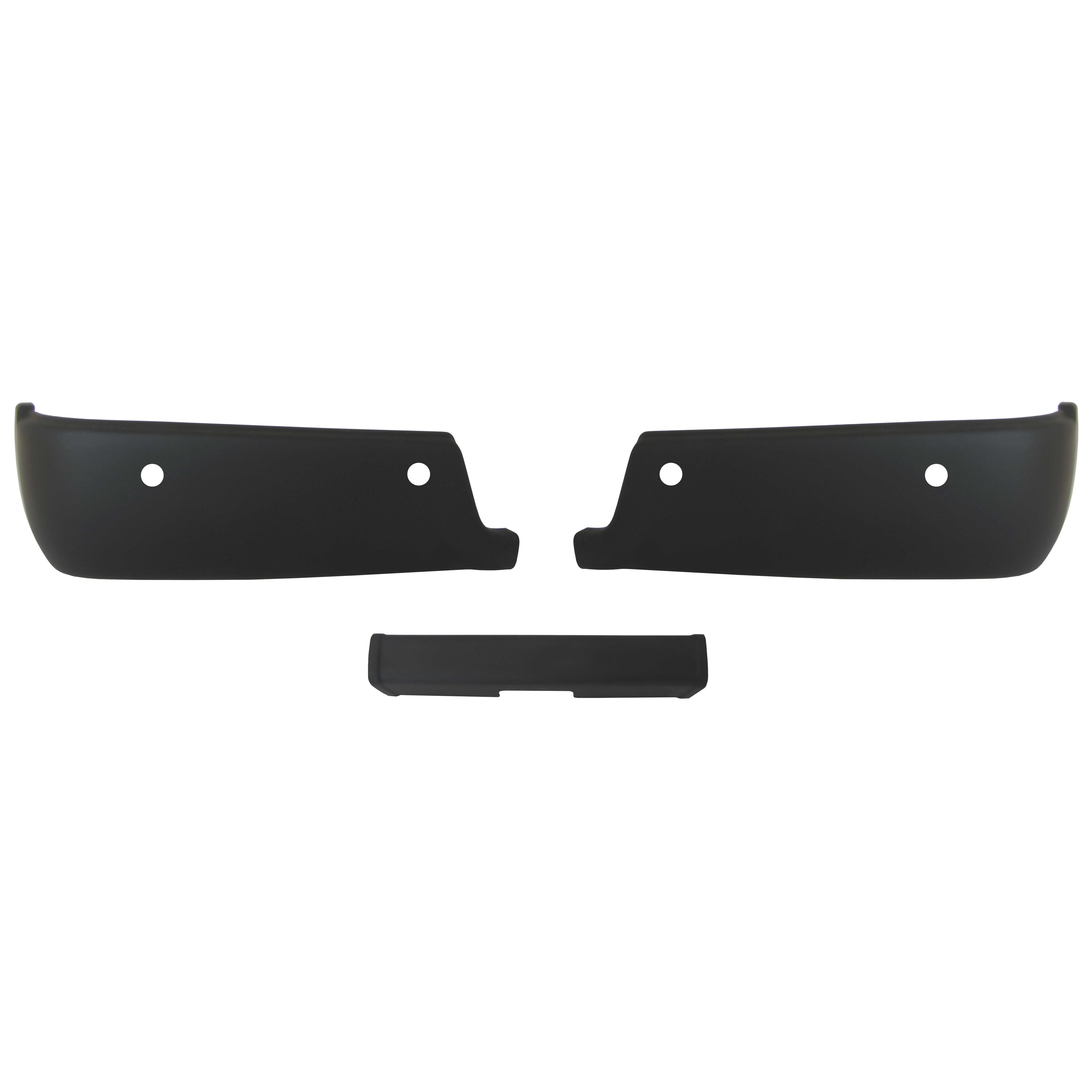 2009-2018 Ram - Rear BUMPERSHELLZ™ - Chrome Delete Truck Bumper Caps