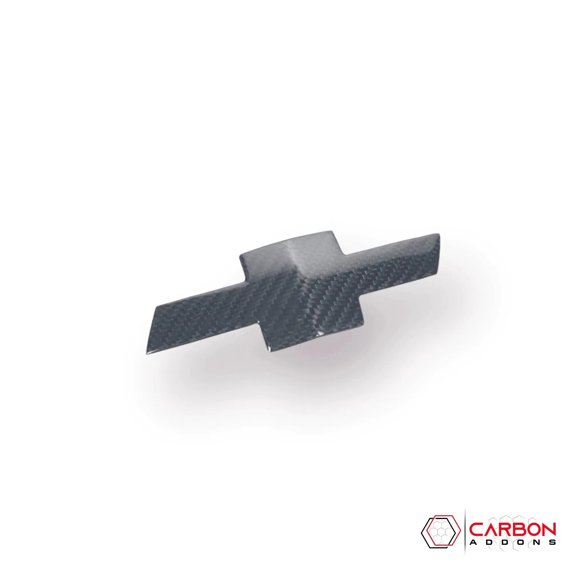 2016-2024 Camaro Carbon Fiber Exterior Bow tie Covers - carbonaddons Carbon Fiber Parts, Accessories, Upgrades, Mods