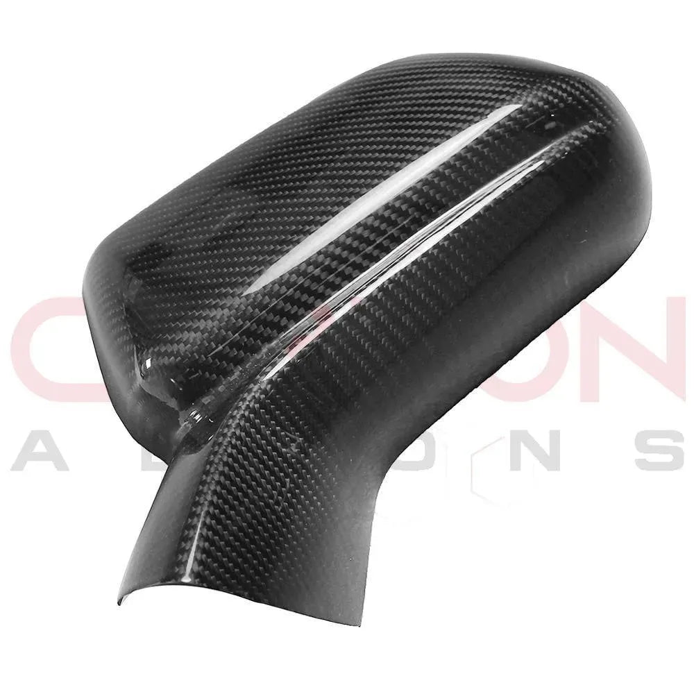 2016-2024 Camaro Carbon Fiber Mirror Covers - carbonaddons Carbon Fiber Parts, Accessories, Upgrades, Mods