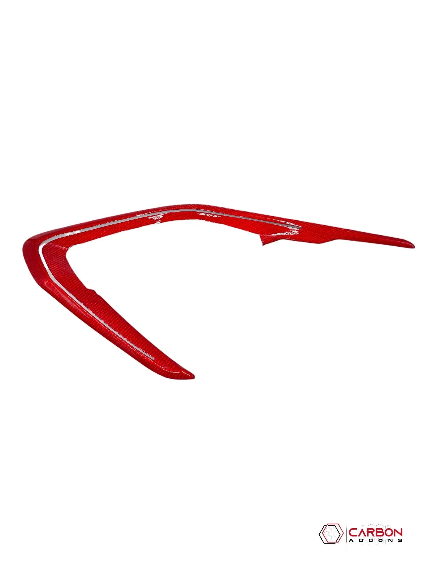 2016-2024 Camaro Real Carbon Fiber Interior Door Panel Chrome Trim Cover - carbonaddons Carbon Fiber Parts, Accessories, Upgrades, Mods