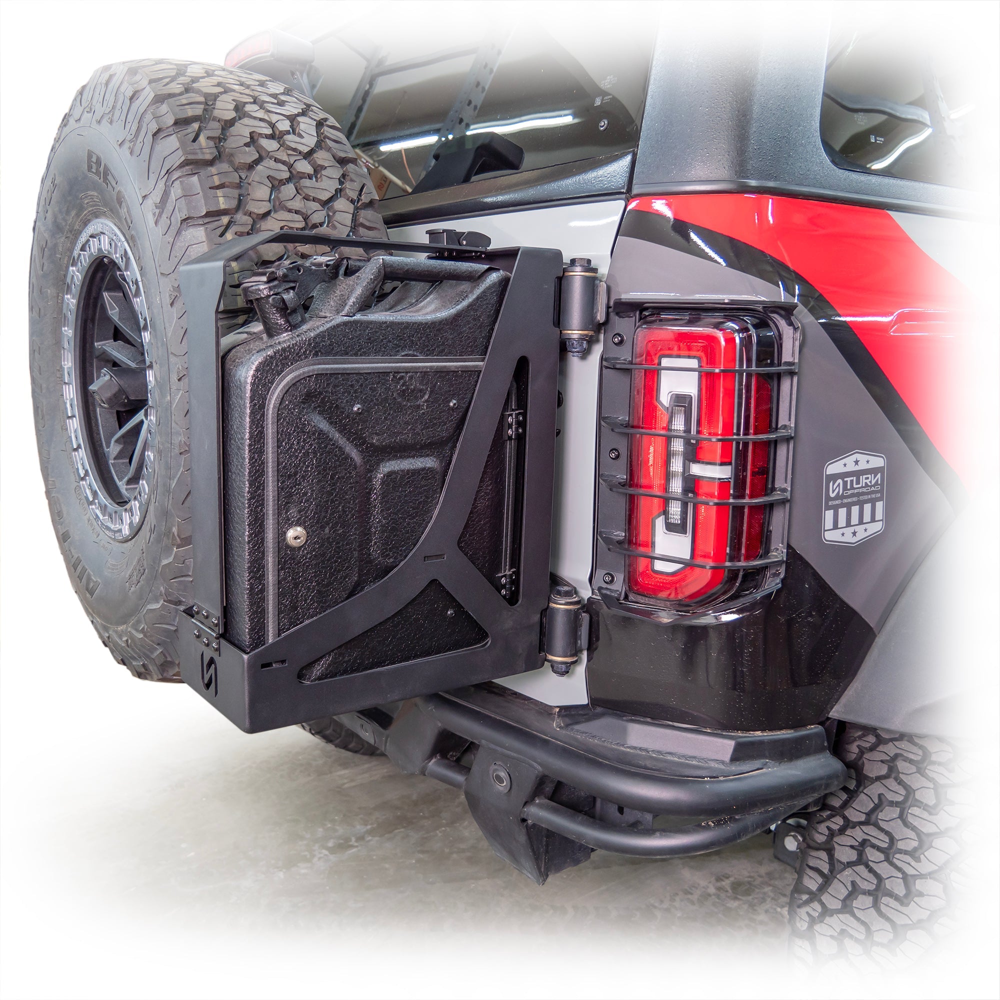 2021+ Ford Bronco Tailgate Jerry Gas Can Mount