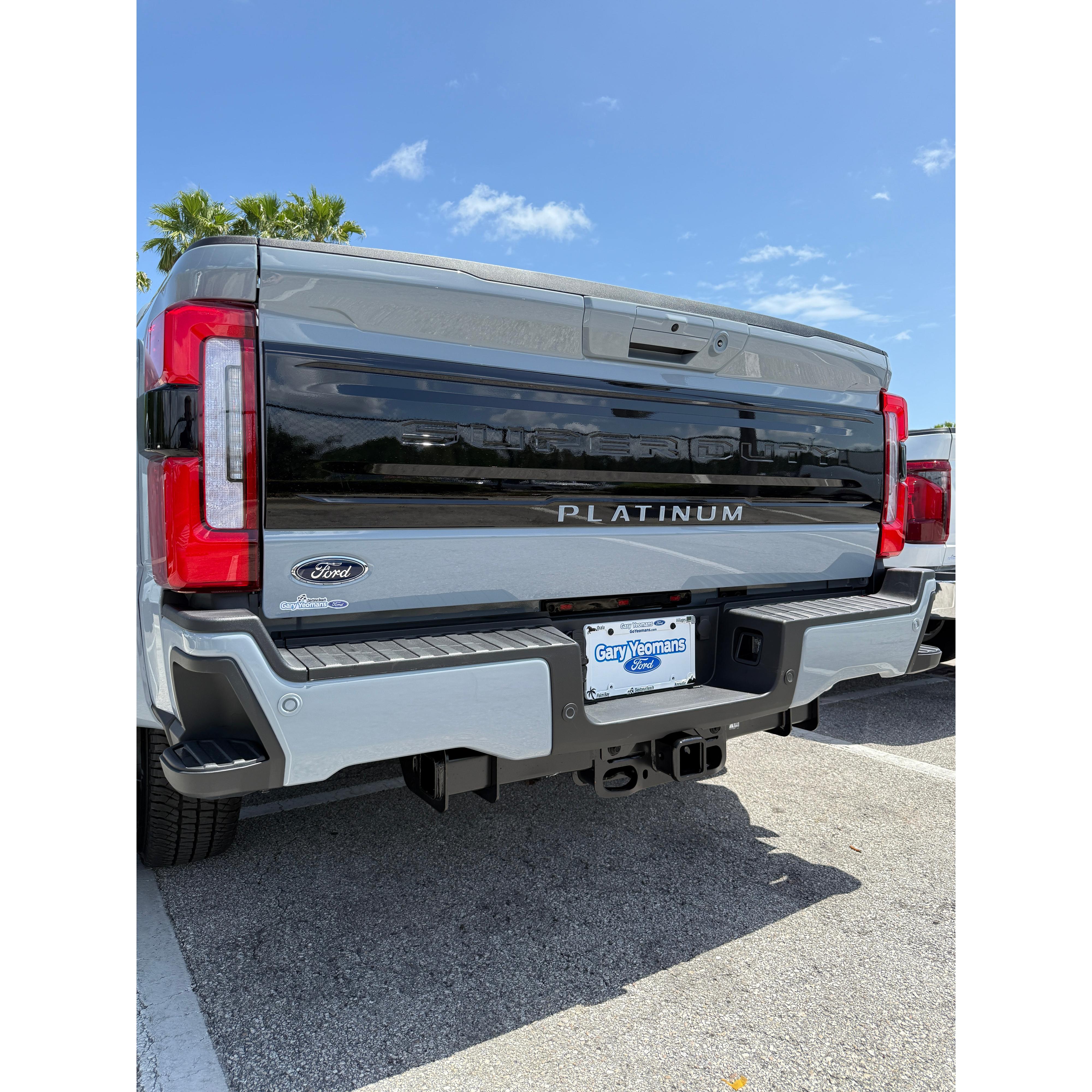 Platinum Tailgate Lettering Kit Fits 2025-2026 Ford Super Duty Platinum