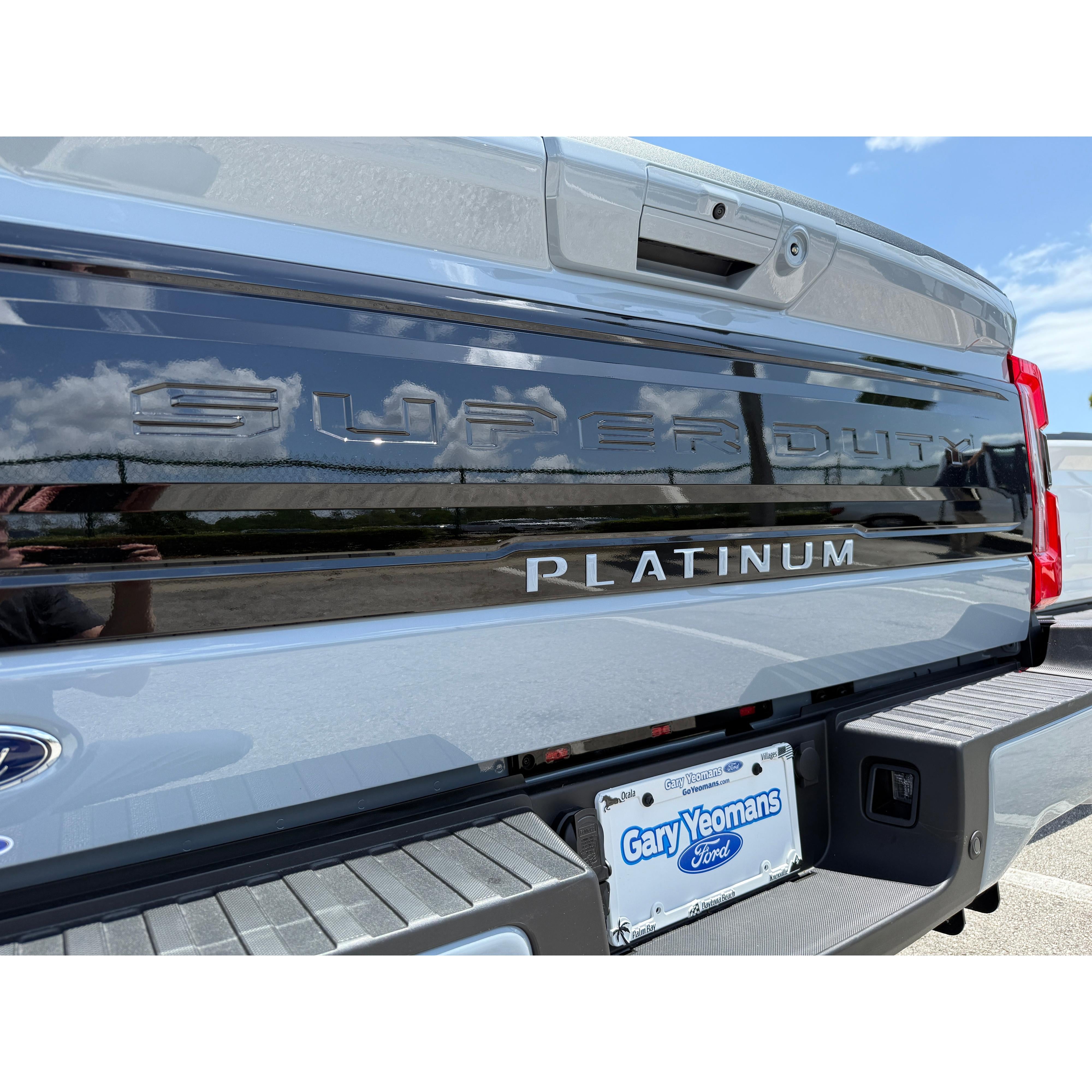 Platinum Tailgate Lettering Kit Fits 2025-2026 Ford Super Duty Platinum