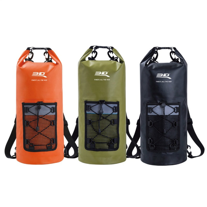 3D MAXpider Roll-Top Dry Bag Backpack - Army Green-SR1 Performance