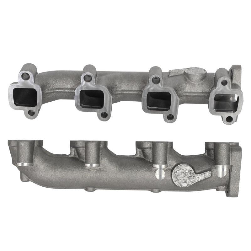 aFe Power BladeRunner Ported Ductile Iron Exhaust Manifold 01-16 GM Diesel Trucks V8-6.6L (td)-SR1 Performance