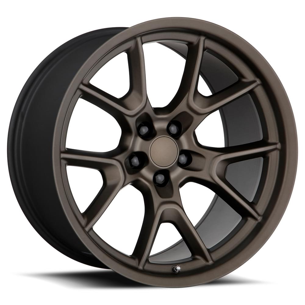20X9.5 5X115 +15 HB 71.5 ANNIVERSARY FLOW FORM BRONZE WITH CAP-SR1 Performance