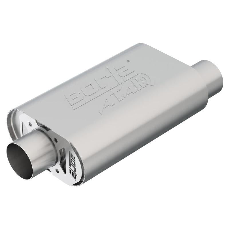 Borla CrateMuffler SBC Hot 350/383 3 inch Offset/Center 14in x 4.35in x 9in Oval Muffler-SR1 Performance