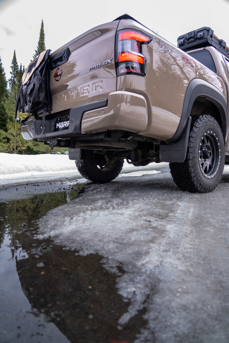 MBRP 22-23 Nissan Frontier 3.8L 3in Tip 3in Cat Back Turndown Exit Street Profile - T304-SR1 Performance