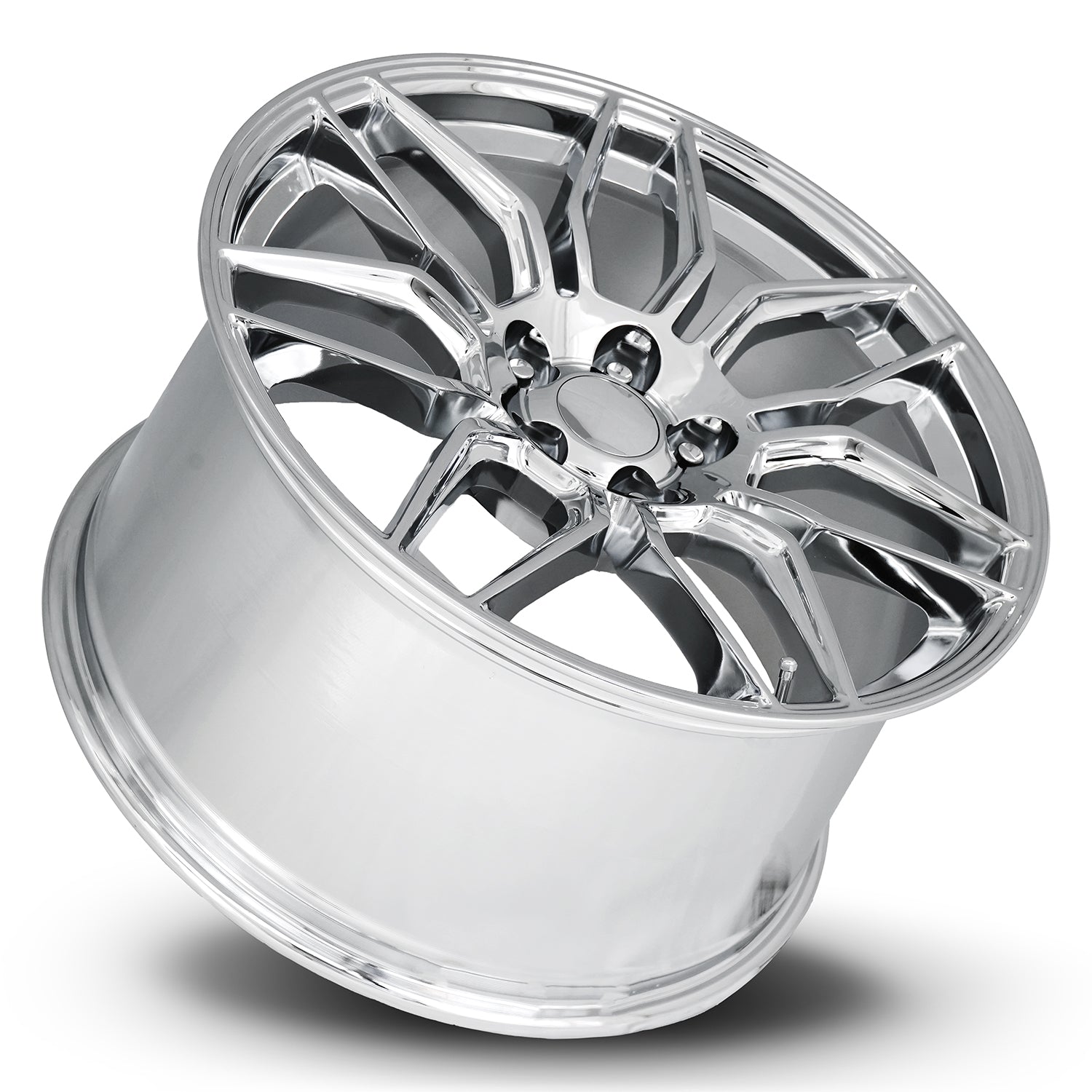 FR 401 – C8 ZO6 CORVETTE REPLICA WHEELS-Chrome 20x11 5x120 + 52 HB 66.9