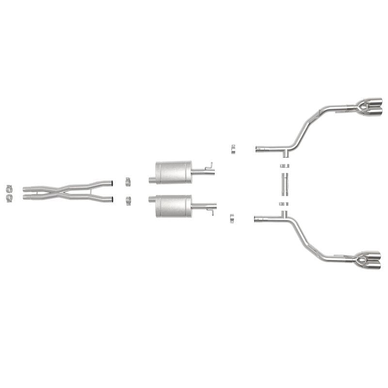 aFe MACH Force-Xp 2-1/2in 304 SS Cat-Back Exhaust 15-19 Dodge Challenger V6-3.6L - Polished Tip-SR1 Performance