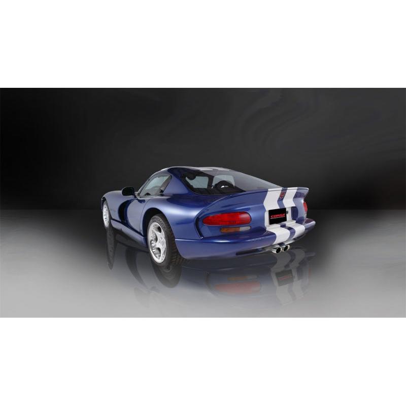Corsa 1996-2002 Dodge Viper GTS 8.0L V10 Polished Sport Cat-Back Exhaust w/ 2.5in Inlet-SR1 Performance