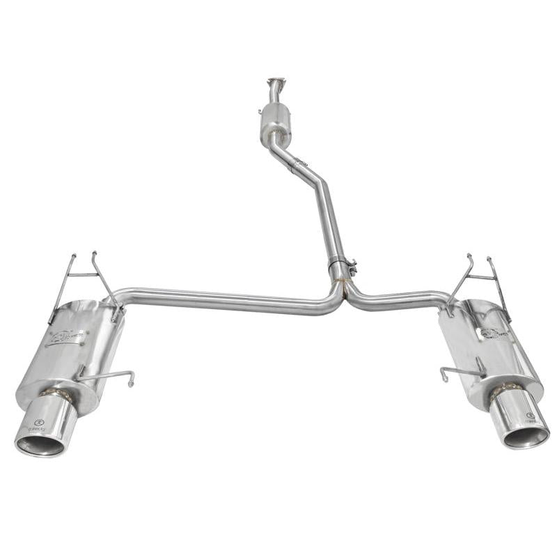 aFe Takeda Exhaust 2.25in to 2in Dia 304SS Cat-Back w/Polished Tips 08-12 Honda Accord Coupe V6 3.5L-SR1 Performance