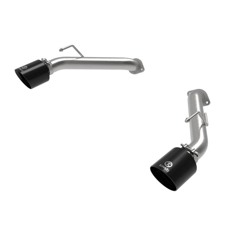 aFe Nissan Z 23-23 V6-3.0L Takeda 2-1/2in 304 SS Axle-Back Exhaust System w/ Black Tips-SR1 Performance