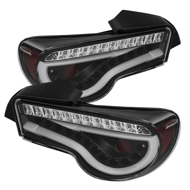 Spyder Scion FRS 12-14/Subaru BRZ 12-14 Light Bar LED Tail Lights Black ALT-YD-SFRS12-LBLED-BK-SR1 Performance