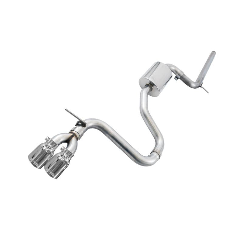 AWE Tuning VW MK7 Golf 1.8T Track Edition Exhaust w/Chrome Silver Tips (90mm)-SR1 Performance