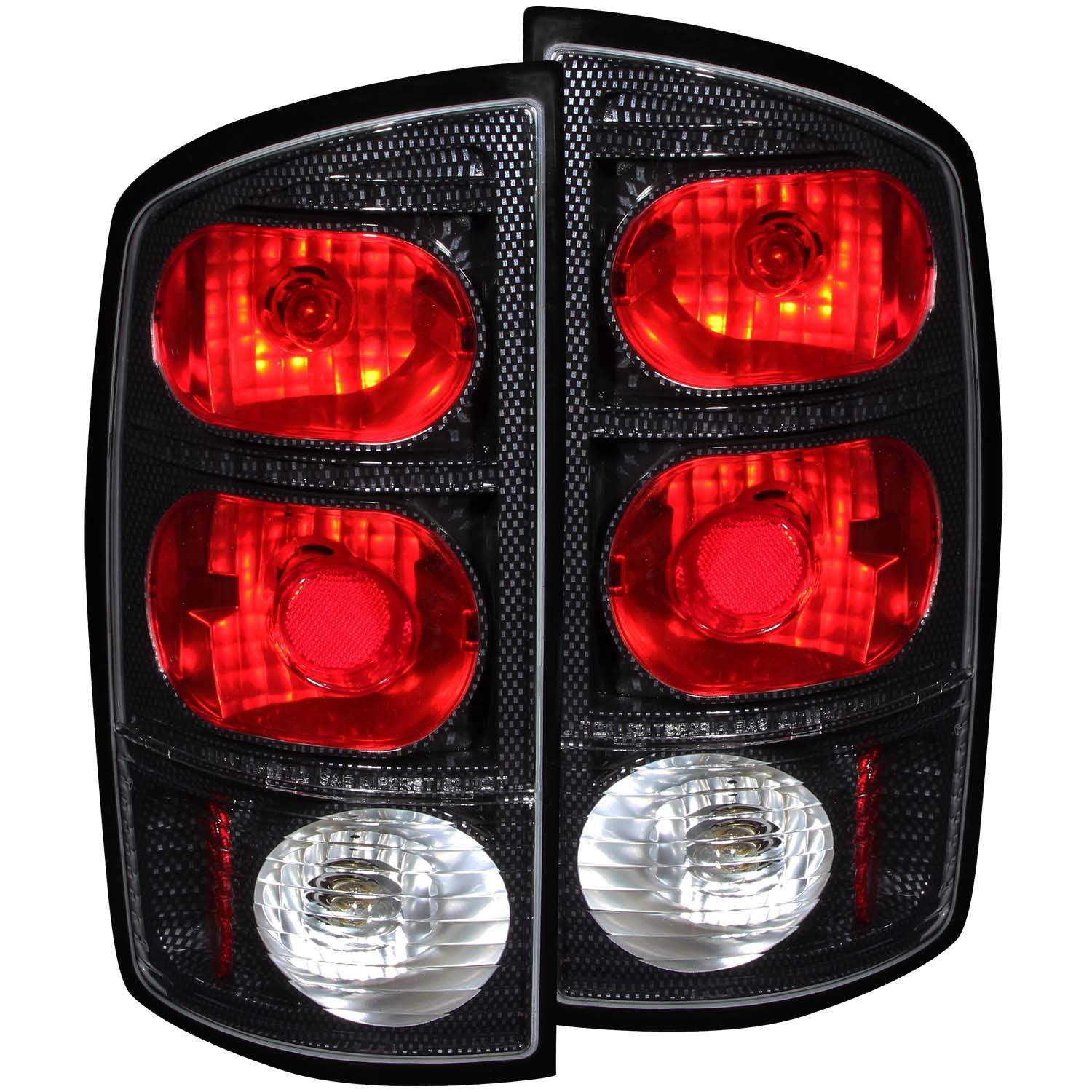 DODGE RAM 1500 02-06 / 2500/3500 03-06 TAIL LIGHTS CARBON